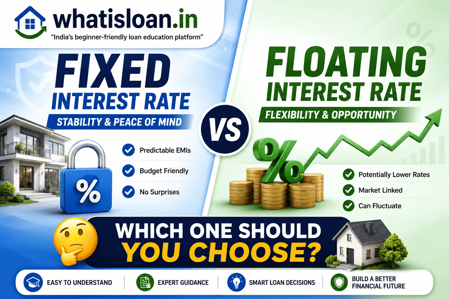 Fixed vs floating interest rates explained