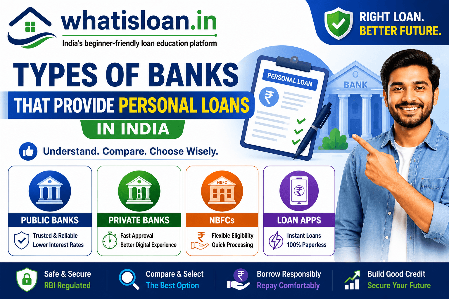Types of Banks That Provide Personal Loans in India