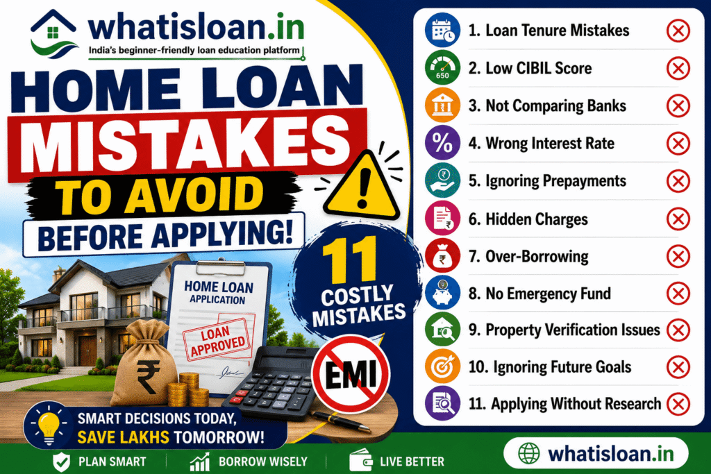 11 costly home loan mistakes to avoid