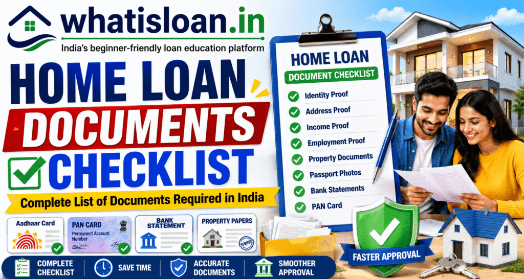 Home loan document checklist guide