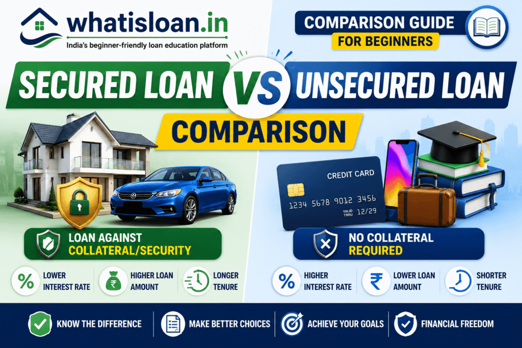 Secured and Unsecured Loan Comparison
