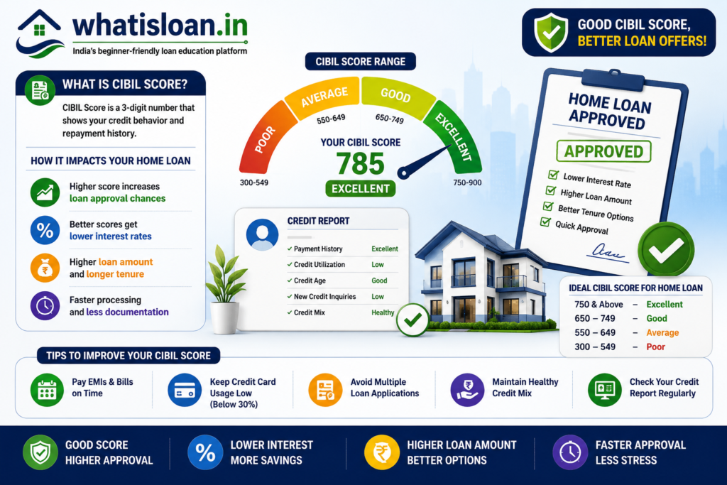 CIBIL Score Guide for Home Loan Approval