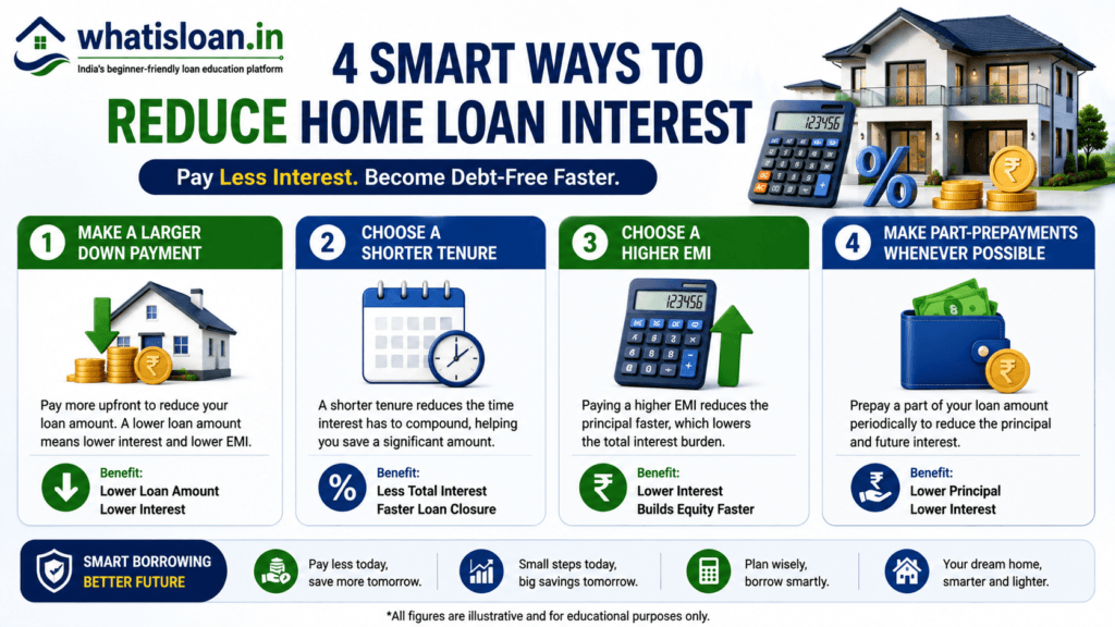 Smart Ways to Reduce Home Loan Interest